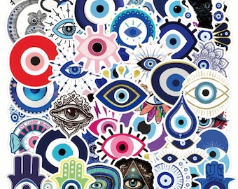 Evil Eye Sticker Pack / Evil Eye Stickers / Mystery Assortment Sticker Packs