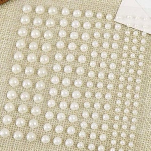 3D Pearl Stickers - DIY Pearls - 165 Pearls - Pearl Crafts - Decoration
