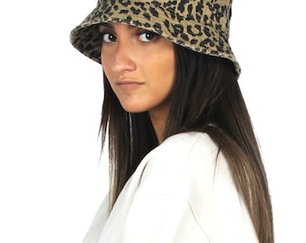 DAVID AND YOUNG Camouflage and Leopard Bucket Hat, One size fits all, Active Wear, Rain hat, Sun hat