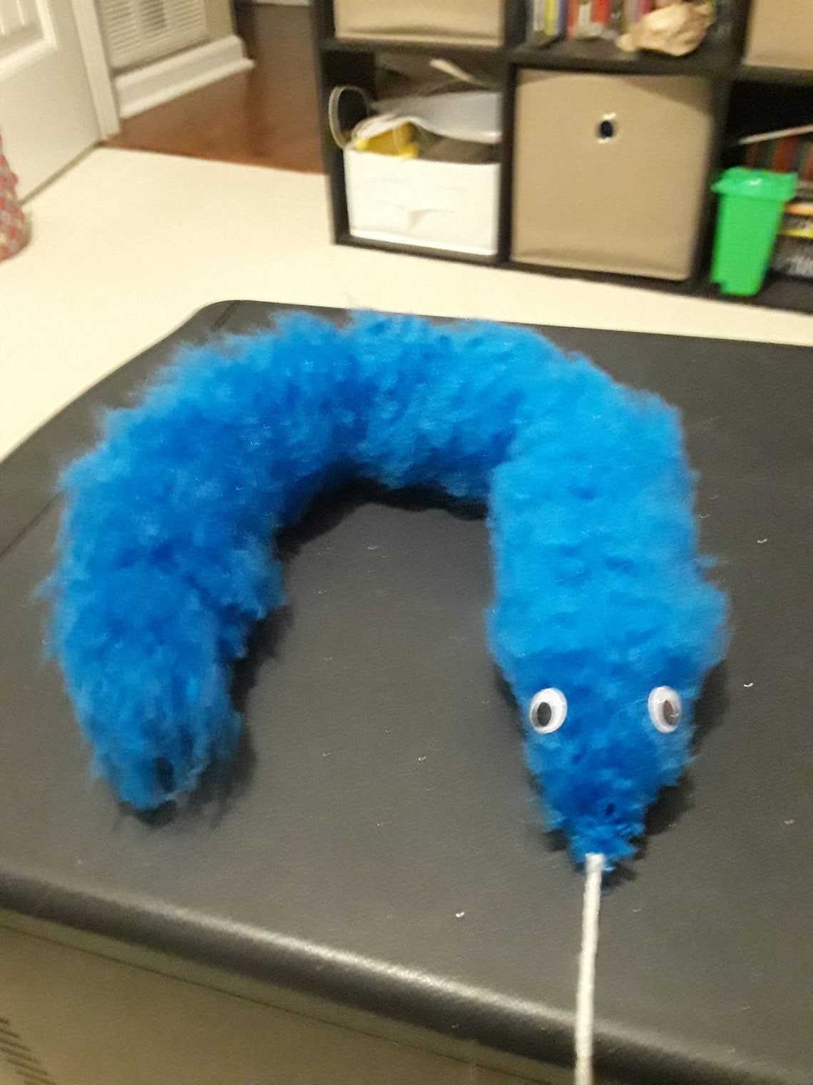 Adorable Custom Fuzzy Yarn Worm on a String | Etsy