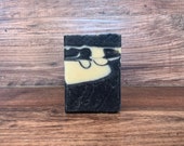 Activated Charcoal, Birthday Present, Vegan, Soap, Cold process, Face scrub, Custom gift for her, Personalized 6 oz, Handmade Soap, Detox