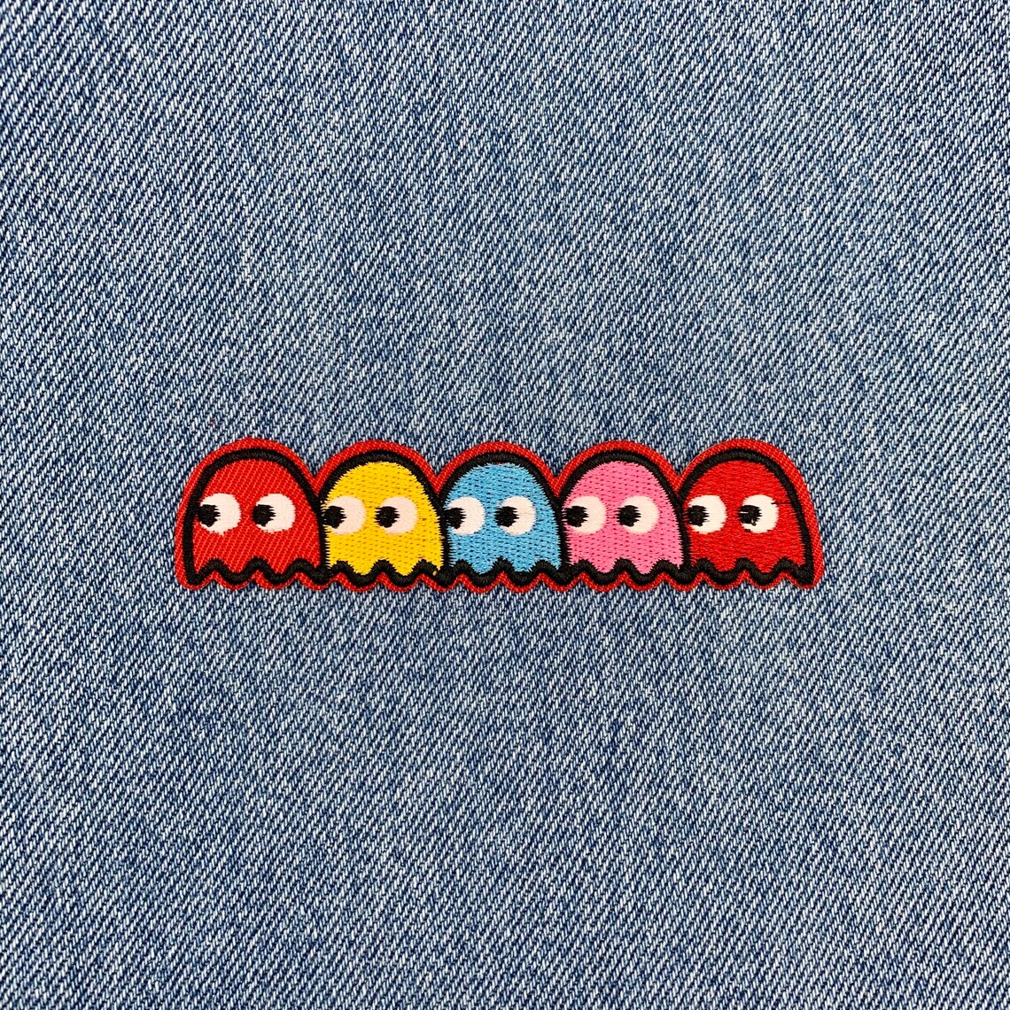 PacMan iron on/sew on patch Etsy