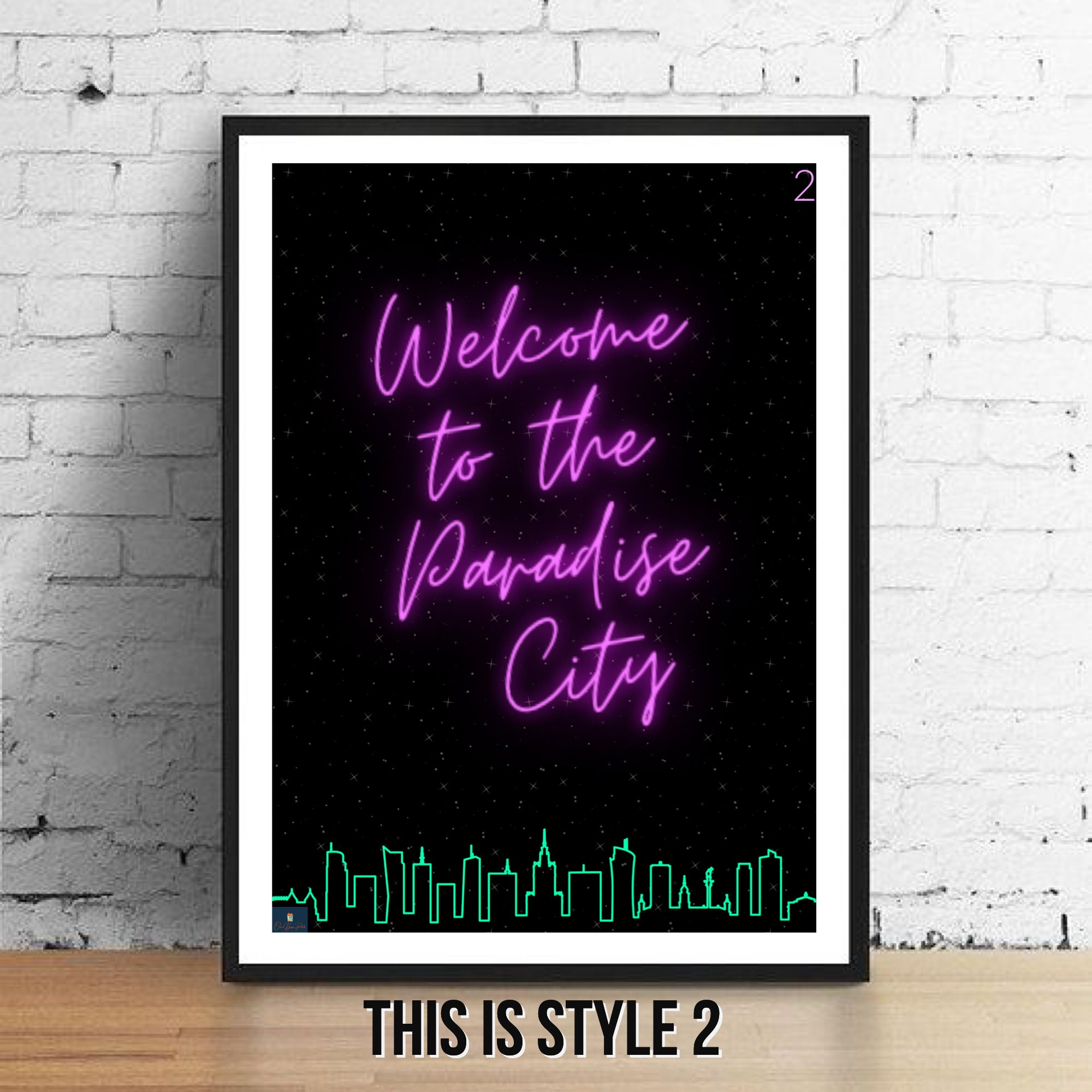 Welcome To Paradise - Lyrics | Art Board Print