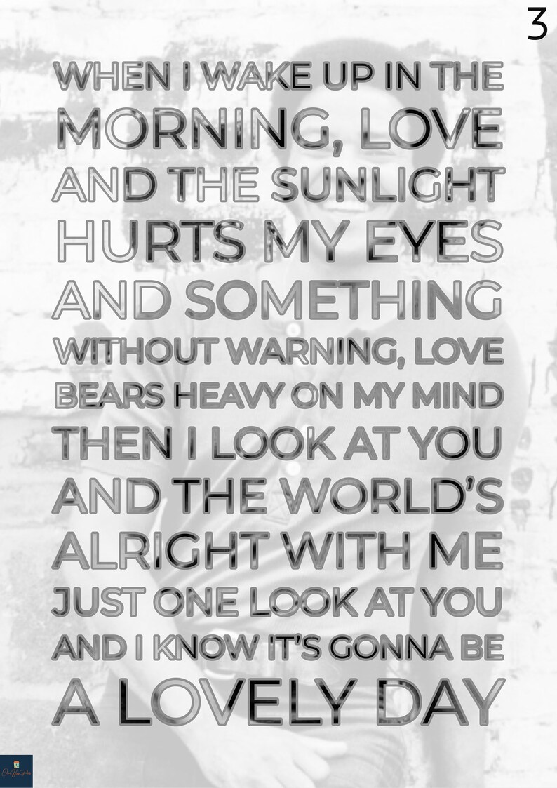 Lovely Day Lyrics Print Bill Withers Inspired Music Poster. Etsy UK Lovely Day Lyrics Print Bill Withers Inspired Music Poster. Etsy UK