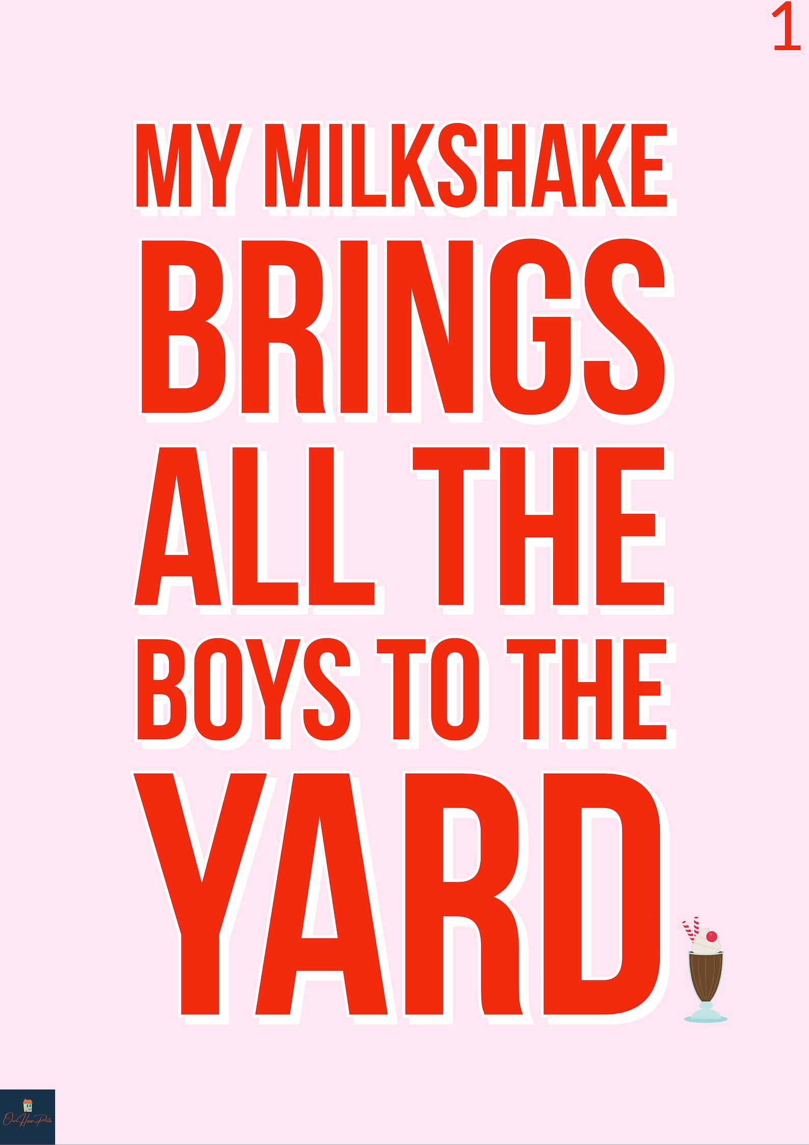 Milkshake Lyrics Print kelis Inspired Music Poster. Etsy