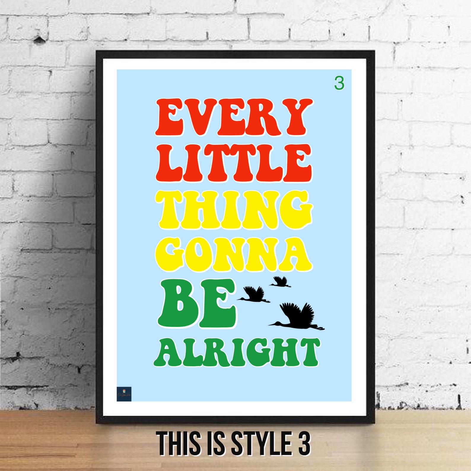 Three Little Birds Lyrics Print Bob Marley and The Wailers Etsy Three Little Birds Lyrics Print Bob Marley and The Wailers Etsy