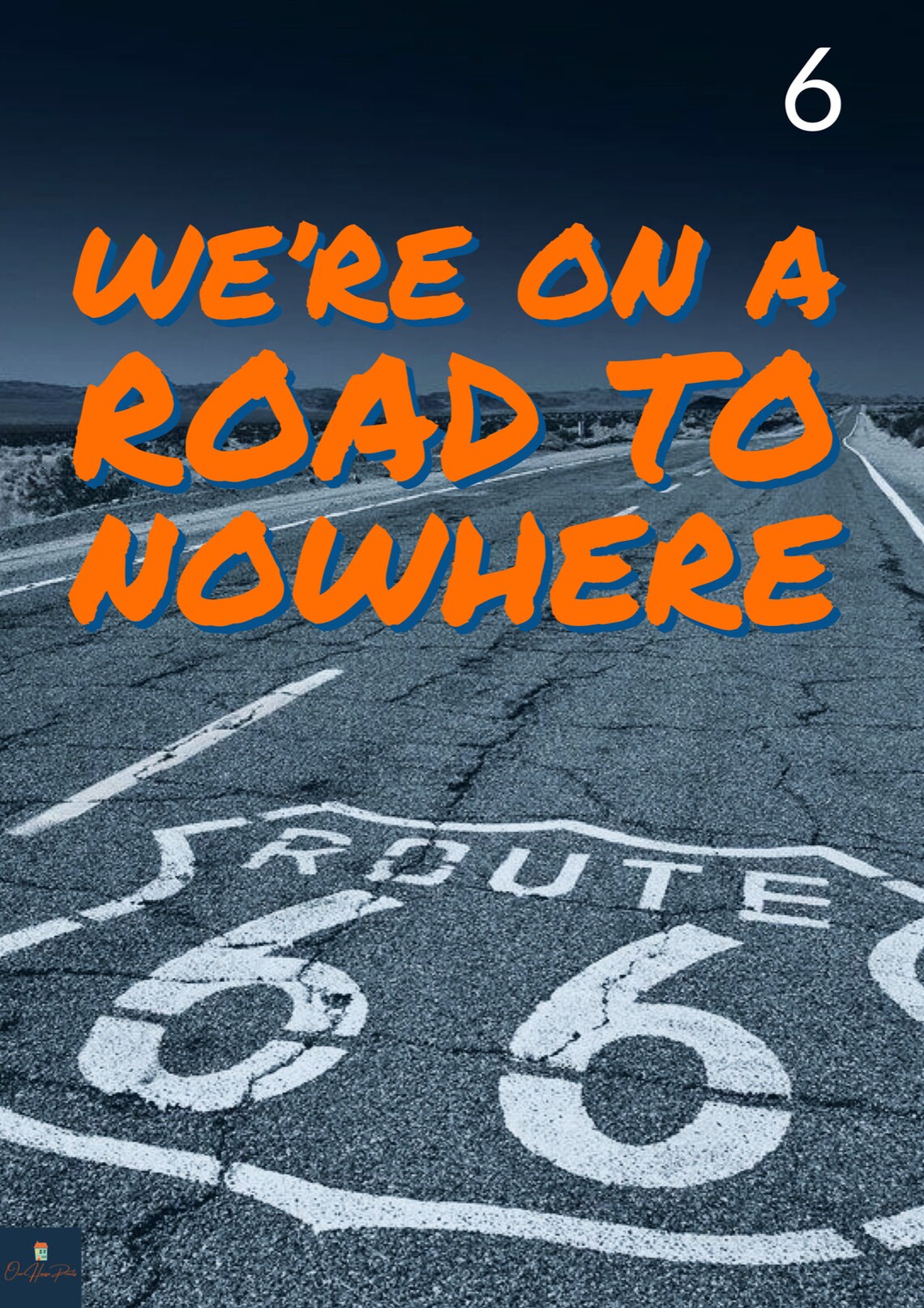 Road To Nowhere Lyrics Print Talking Heads Inspired Music Etsy