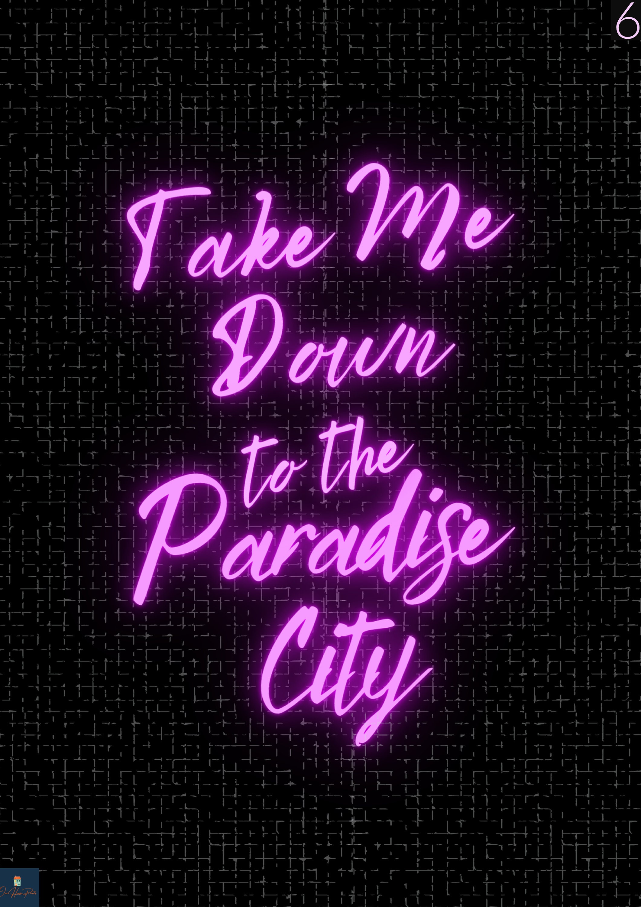 Paradise City Lyrics Print Guns N Roses Inspired Music 