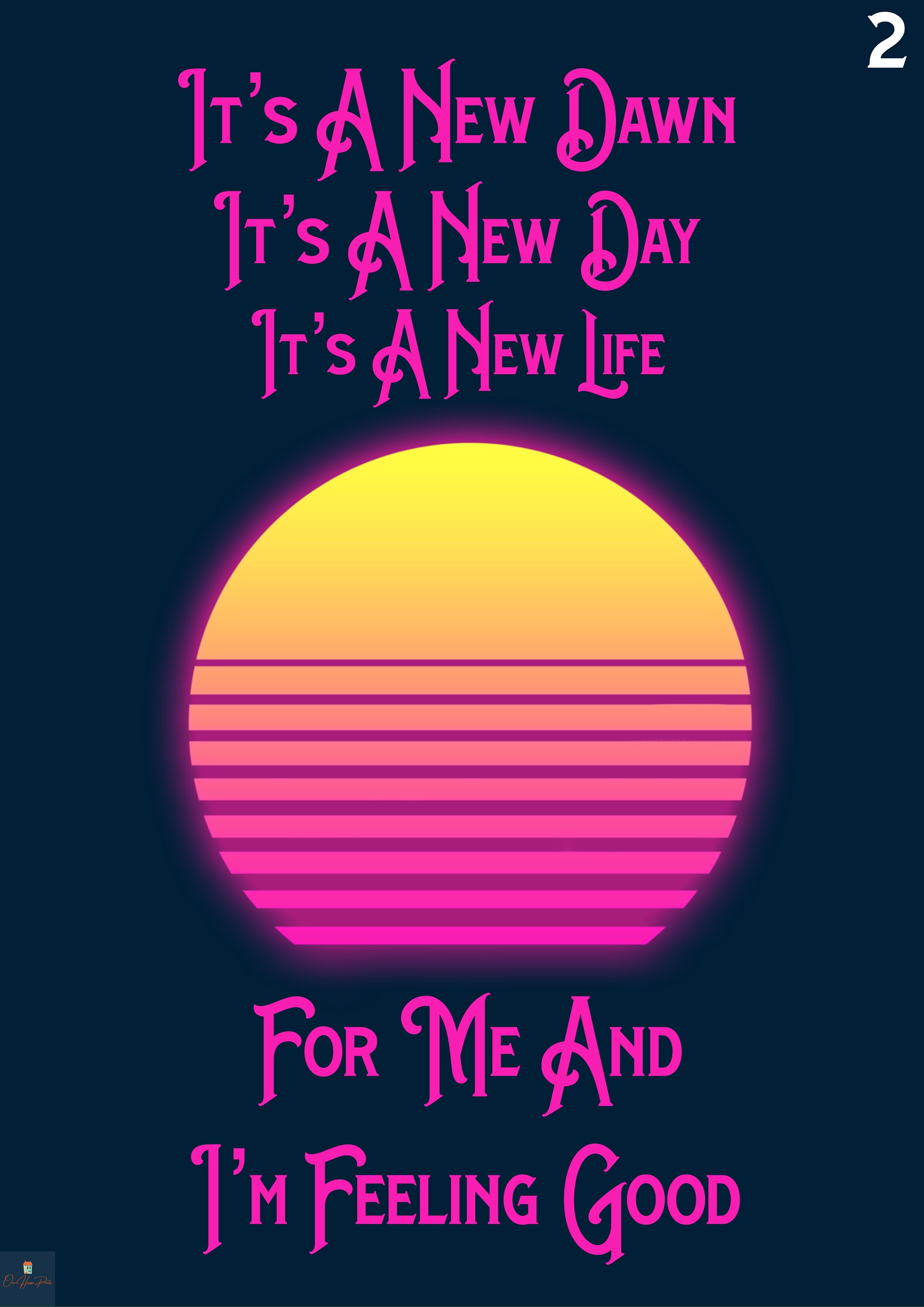 Feeling Good Lyrics Print Nina Simone Inspired Music Poster. Etsy UK