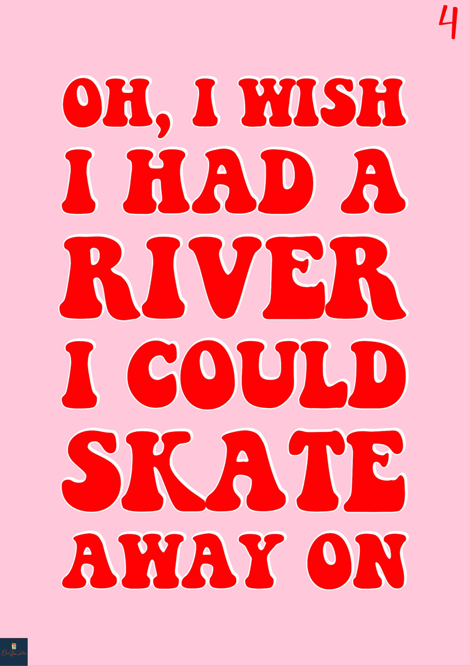 River Lyrics Print Joni Mitchell Inspired Music Poster. Etsy