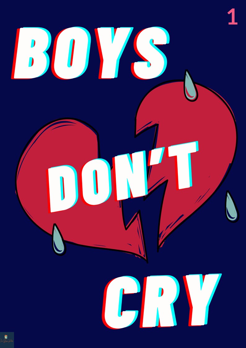 Boys Don't Cry Lyrics Print the Cure Inspired Music Etsy