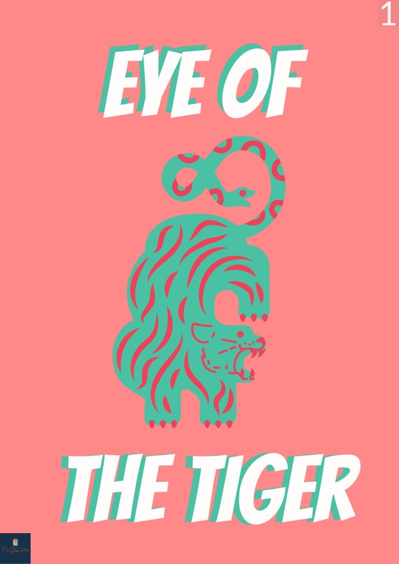 Eye of the Tiger - Survivor (lyrics) v.3 | Greeting Card