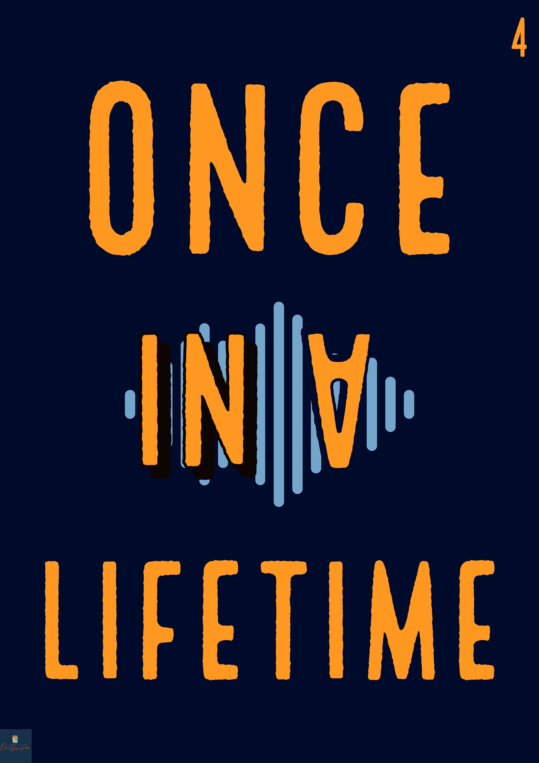 Once In A Lifetime Lyrics Print Talking Heads Inspired Music | Etsy