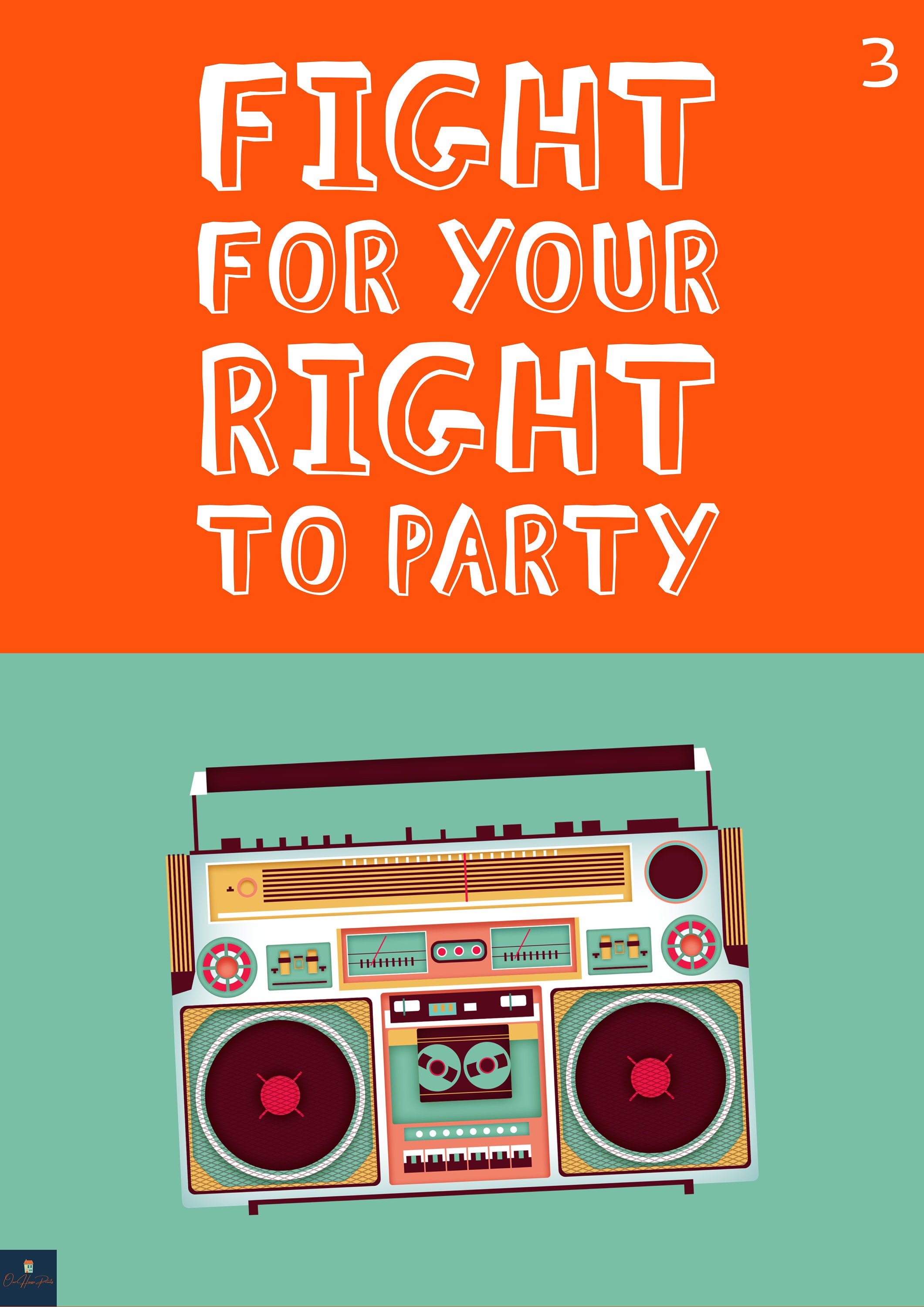 Fight For Your Right To Party Lyrics Print The Beastie Boys Etsy