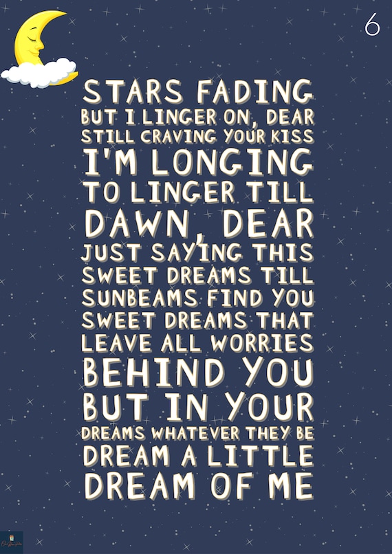 Dream A Little Dream Of Me Lyrics