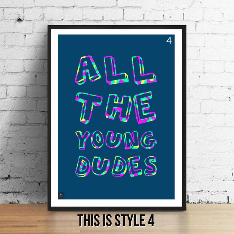 All the Young Dudes Lyrics Print David Bowie Mott the Hoople Etsy UK All the Young Dudes Lyrics Print David Bowie Mott the Hoople Etsy UK