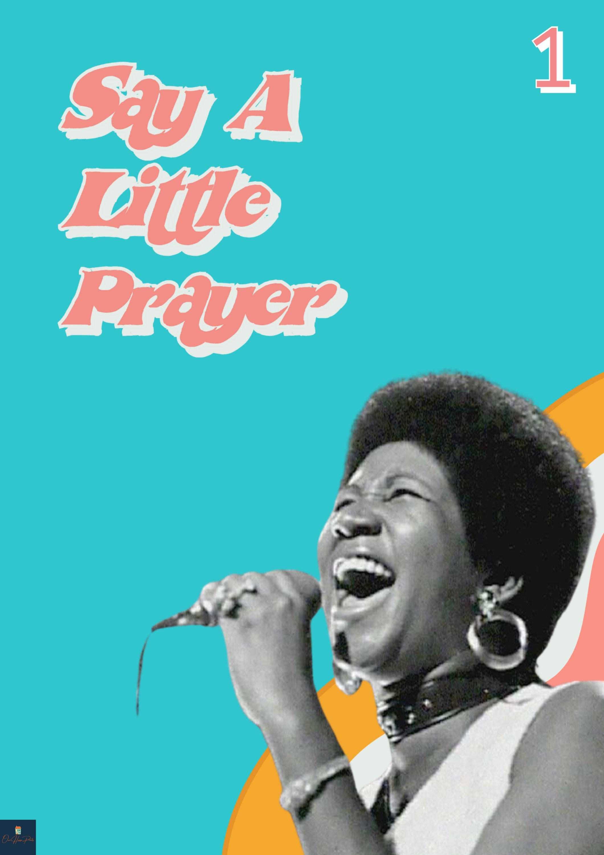 Discover Póster Aretha Franklin Cantante Famosa Merch Regalo para Fan