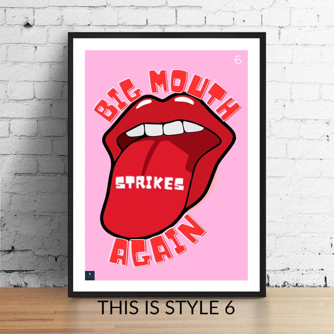 Big Mouth Strikes Again Lyrics Print the Smiths Inspired Etsy