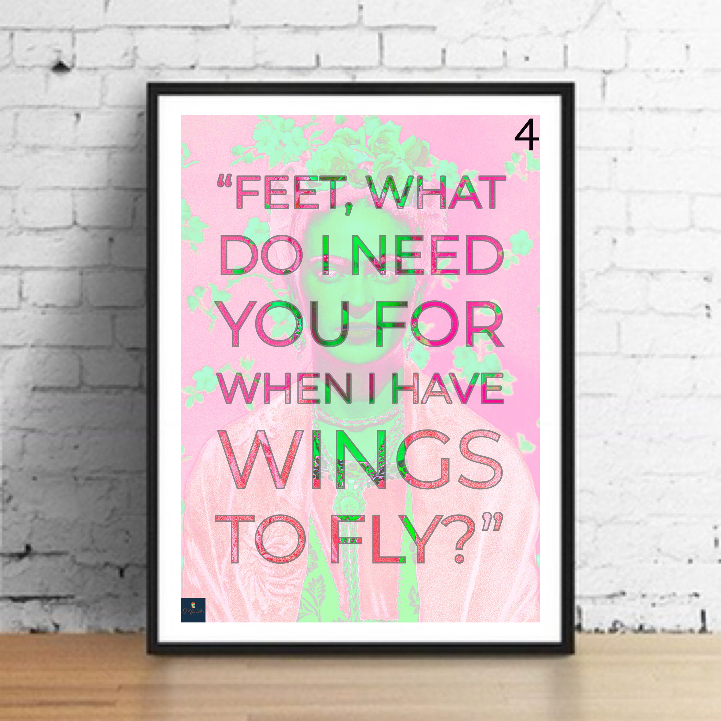Feet What Do I Need You For Quote Print Frida Kahlo Inspired Etsy