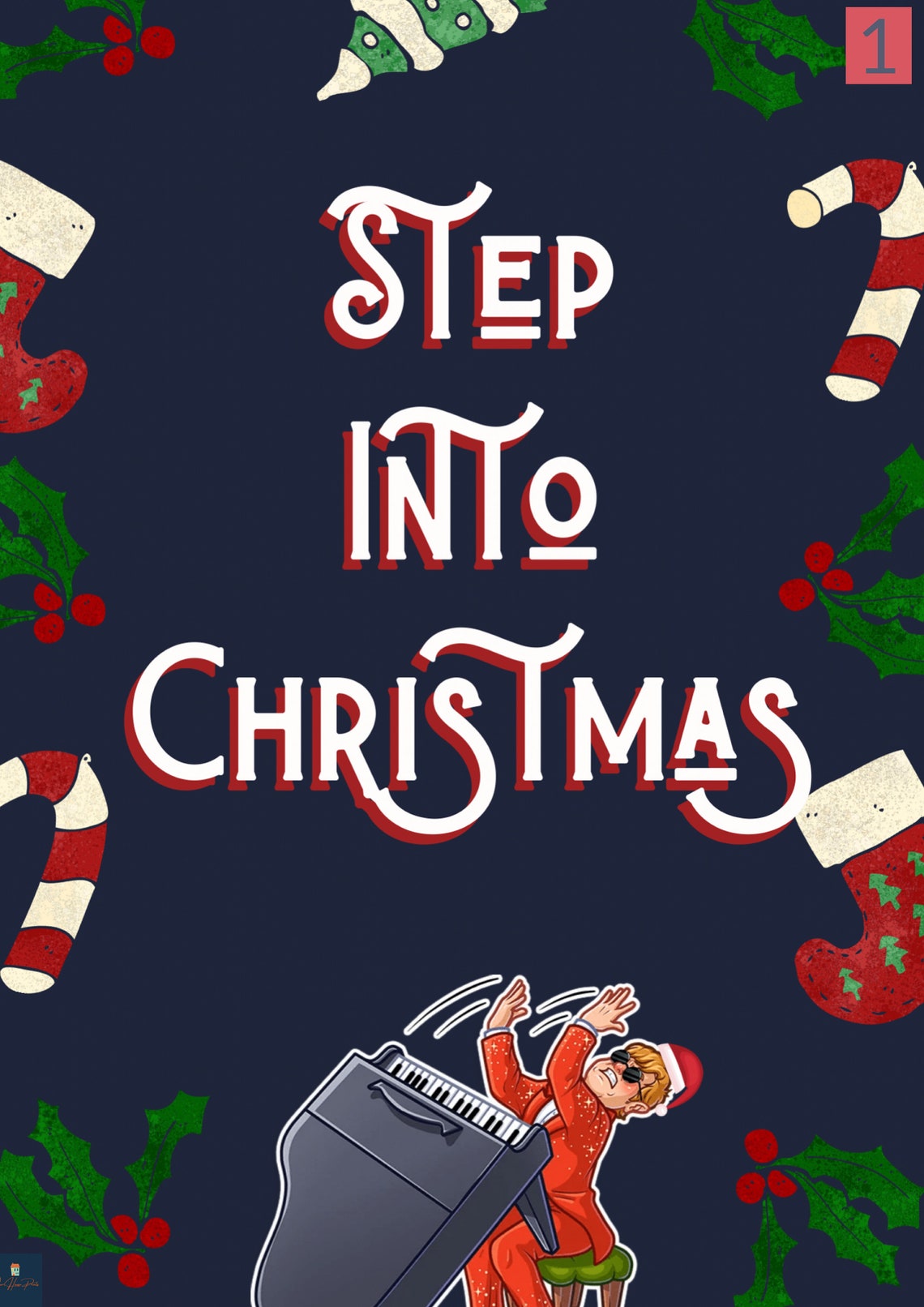 Step Into Christmas Lyrics Print Elton John Inspired Music Etsy Step Into Christmas