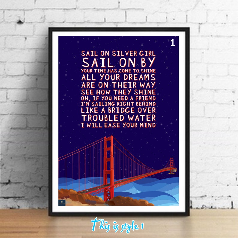 Bridge Over Troubled Water Lyrics