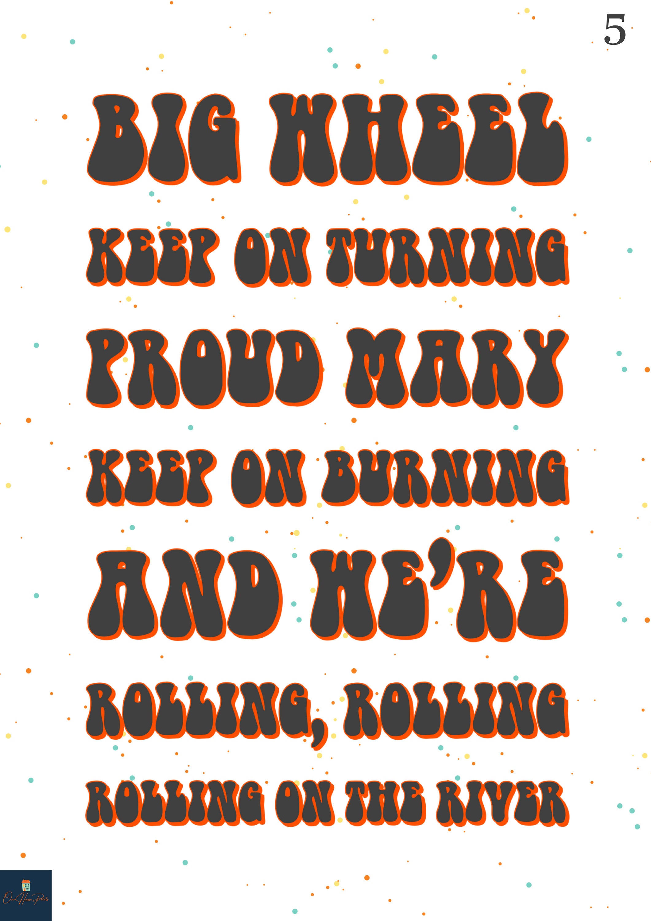tina turner proud mary with lyrics