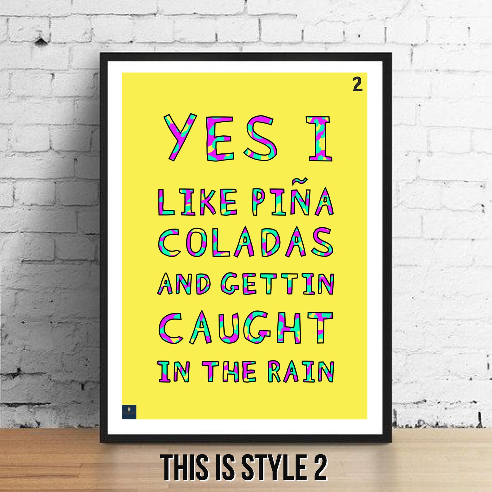 Escape the pi a colada song lyrics print rupert holmes etsy