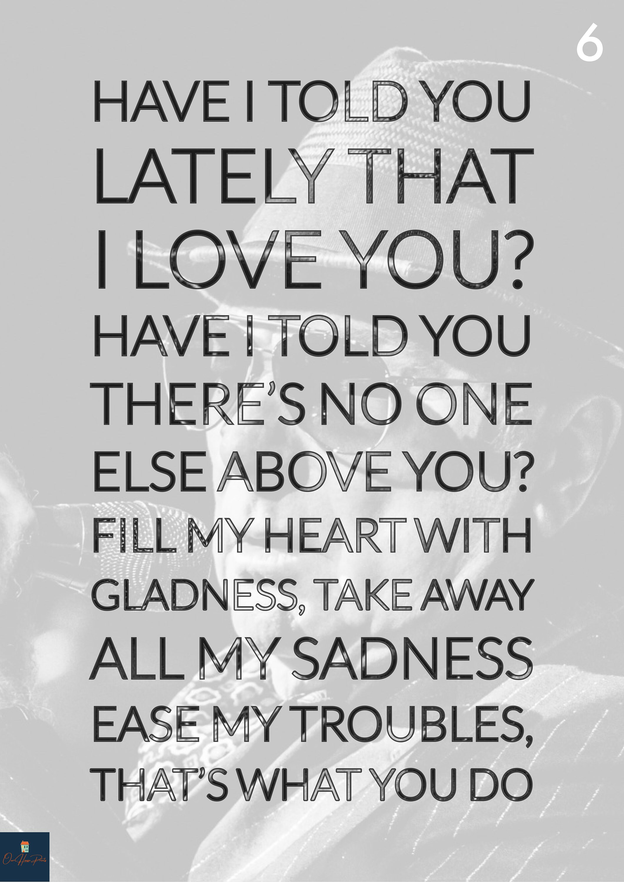 Have I Told You Lately Lyrics Deutsch Have I Told You Lately Lyrics Print Van Morrison Rod | Etsy