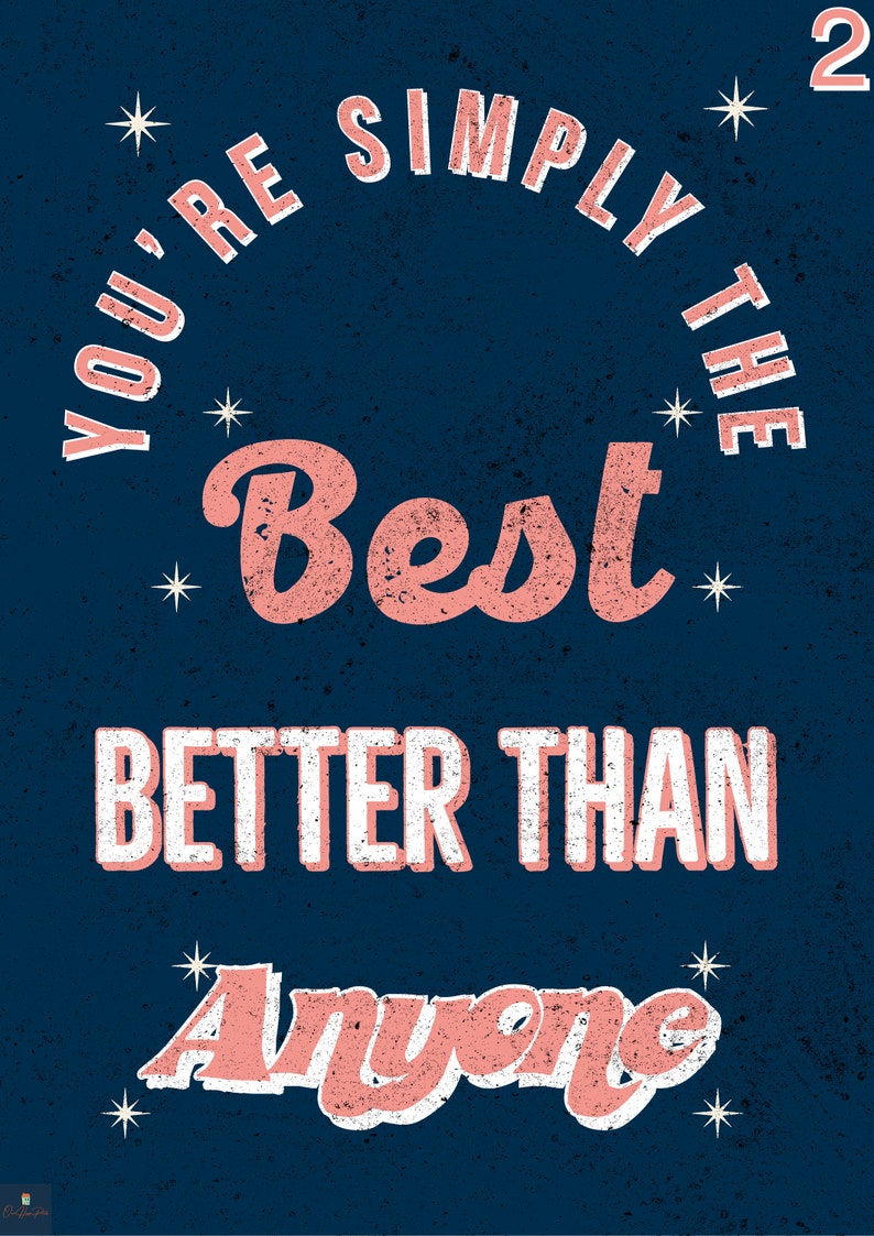 Simply the best lyrics print tina turner bonnie tyler etsy uk