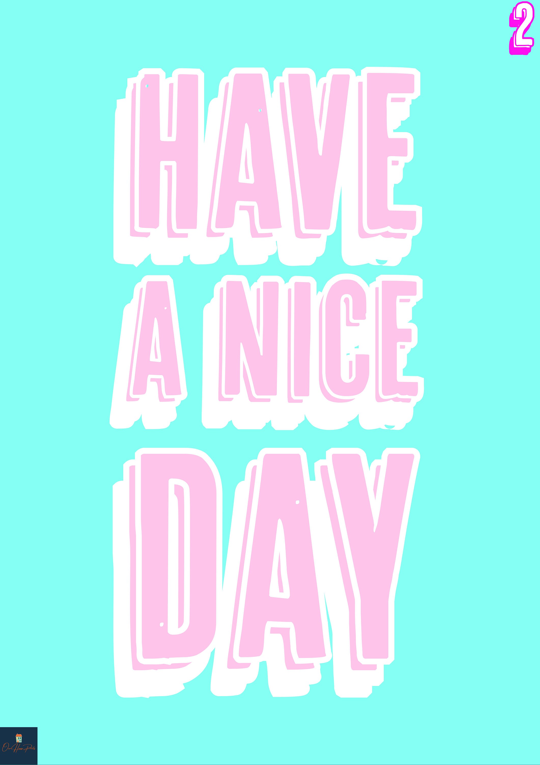 Have A Nice Day Lyrics Print Stereophonics Inspired Music Etsy UK