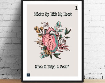 Dreaming Of You Lyrics Print - The Coral Inspired Music Poster. Housewarming/Birthday Gift Wall Art Decor Typography Britpop Indie 00s