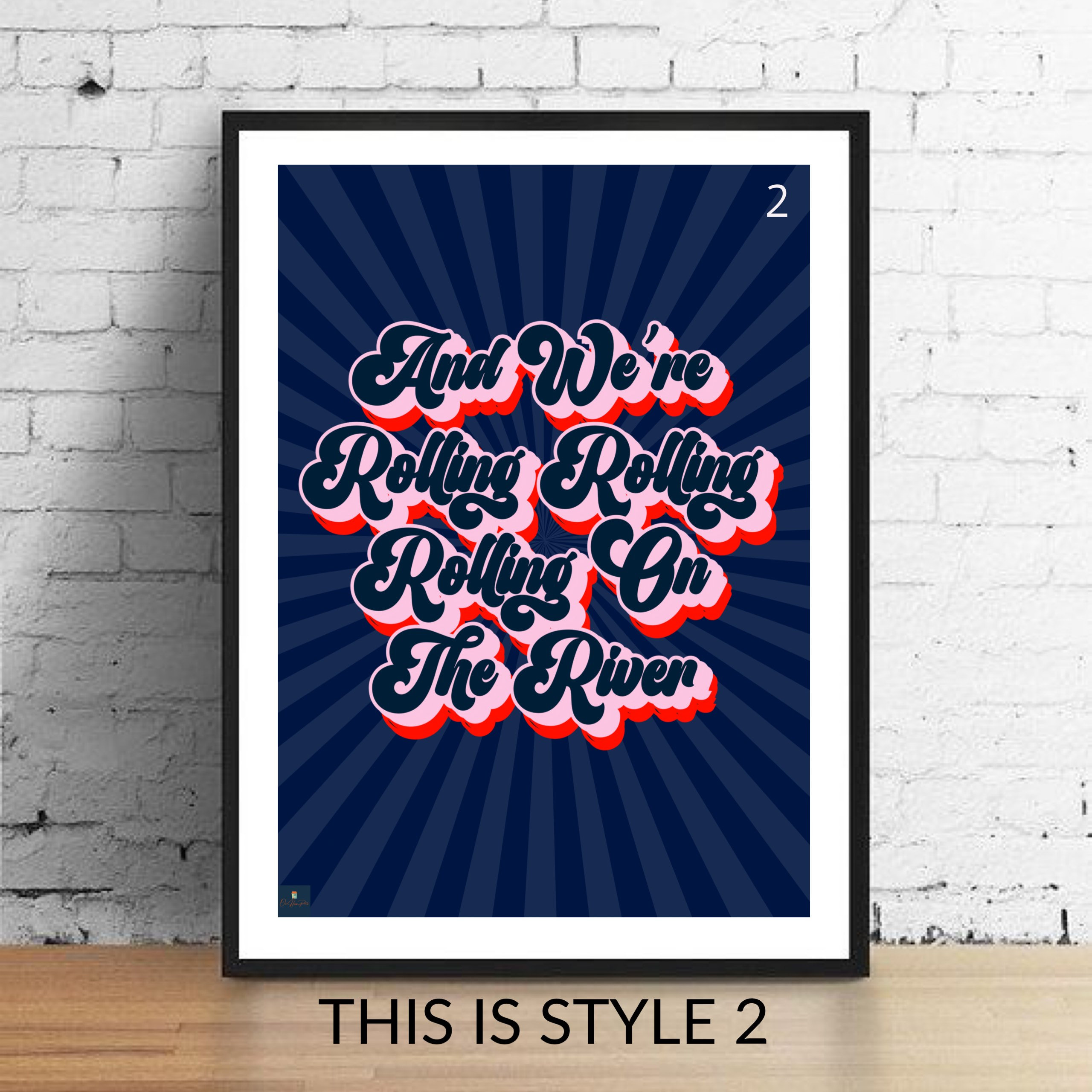 Proud Mary Lyrics Print Tina Turner Creedence Clearwater - Etsy UK
