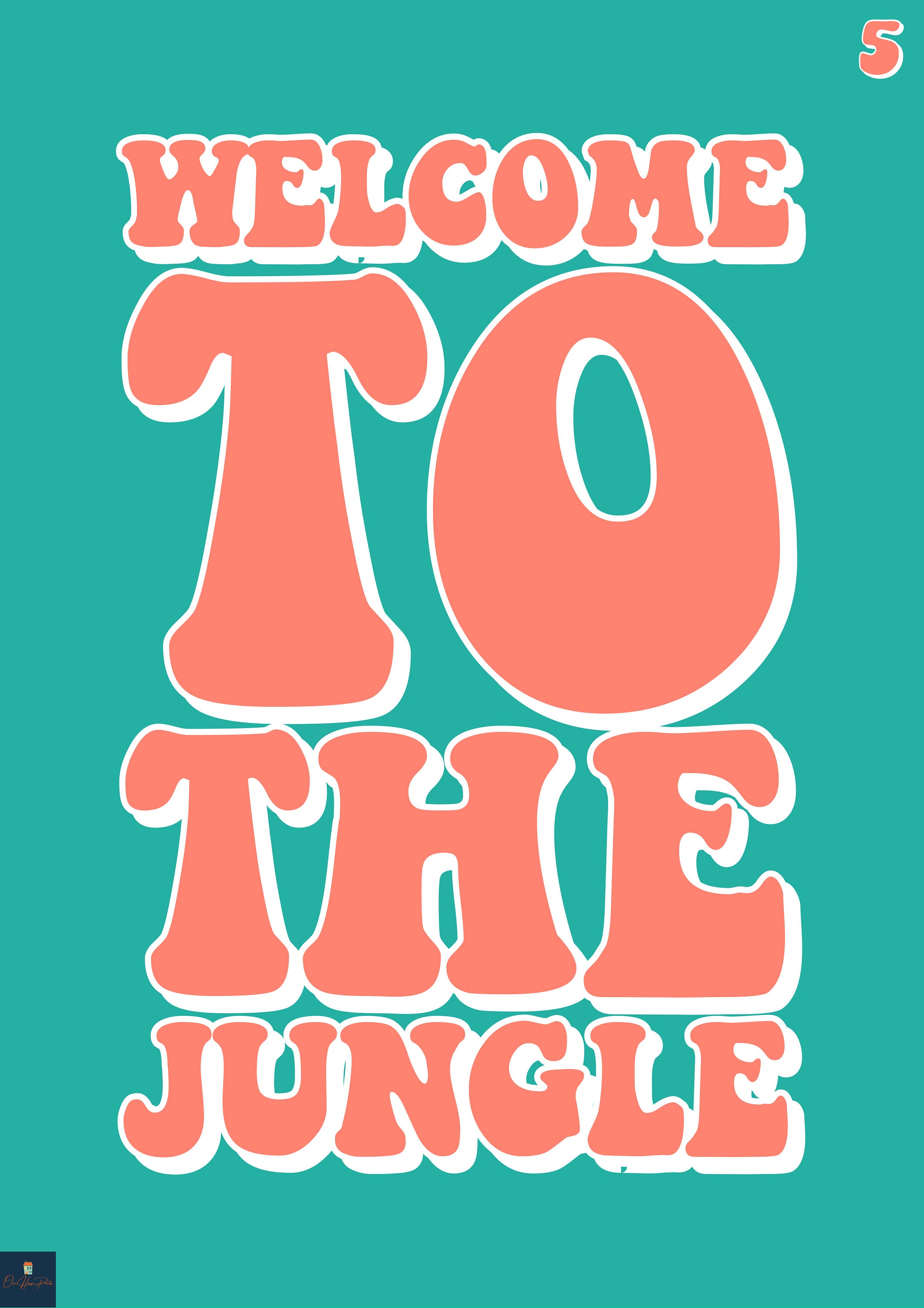  Welcome To The Jungle Lyrics Poster - Guns N' Roses Inspired  Music Poster Canvas Wall Art Picture Print Hanging Photo Gift Idea Living  Room Home Mural Decoration (Unframed,20×30inch): Posters & Prints