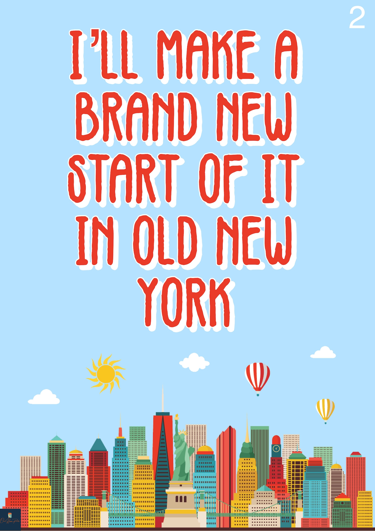 New York New York Lyrics Print Frank Sinatra Liza Minnelli Etsy