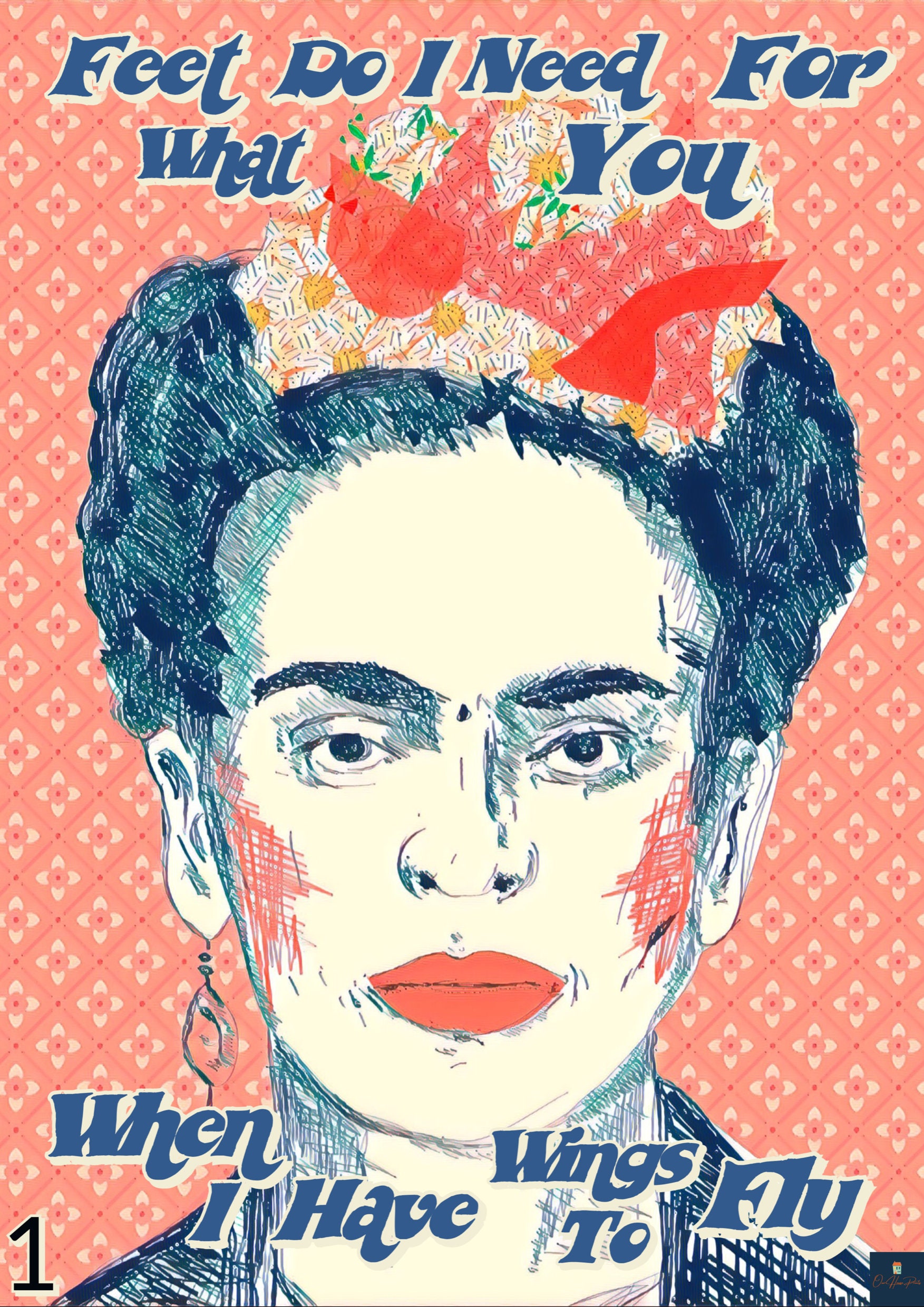 Feet What Do I Need You for Quote Print Frida Kahlo Inspired Etsy UK