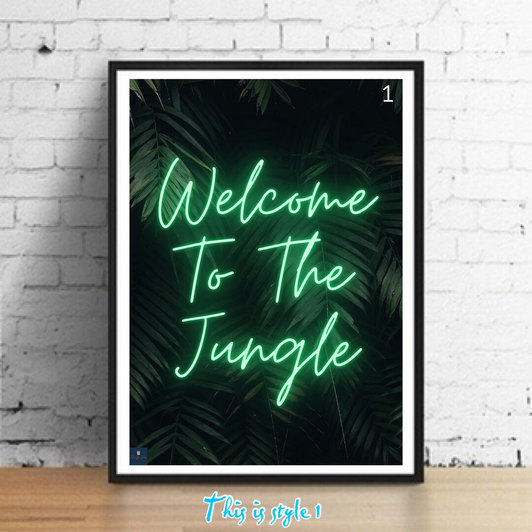 concrete jungle lyrics' Poster, picture, metal print, paint by Charlie Song  Lyrics