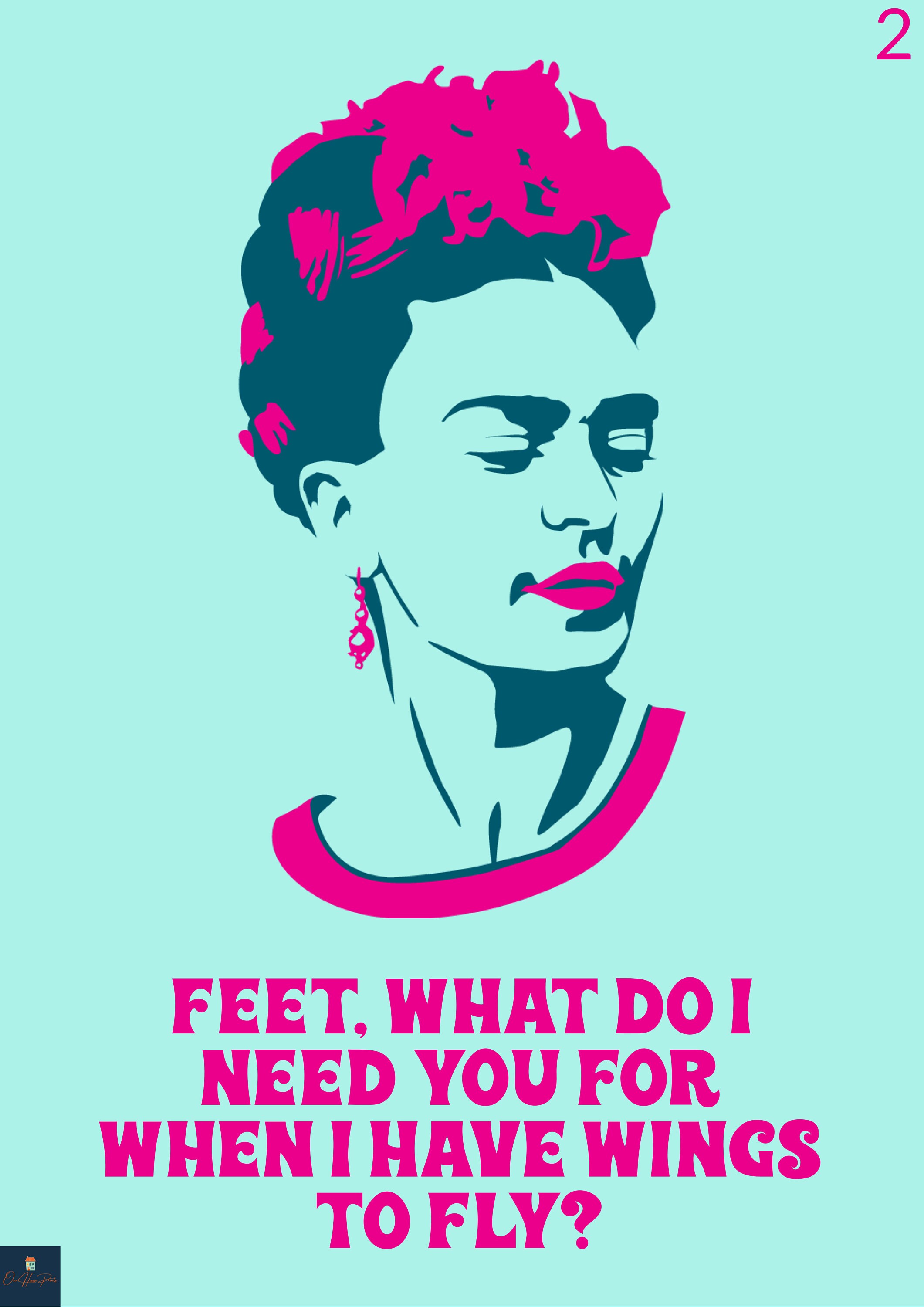 Feet What Do I Need You for Quote Print Frida Kahlo Inspired Etsy UK