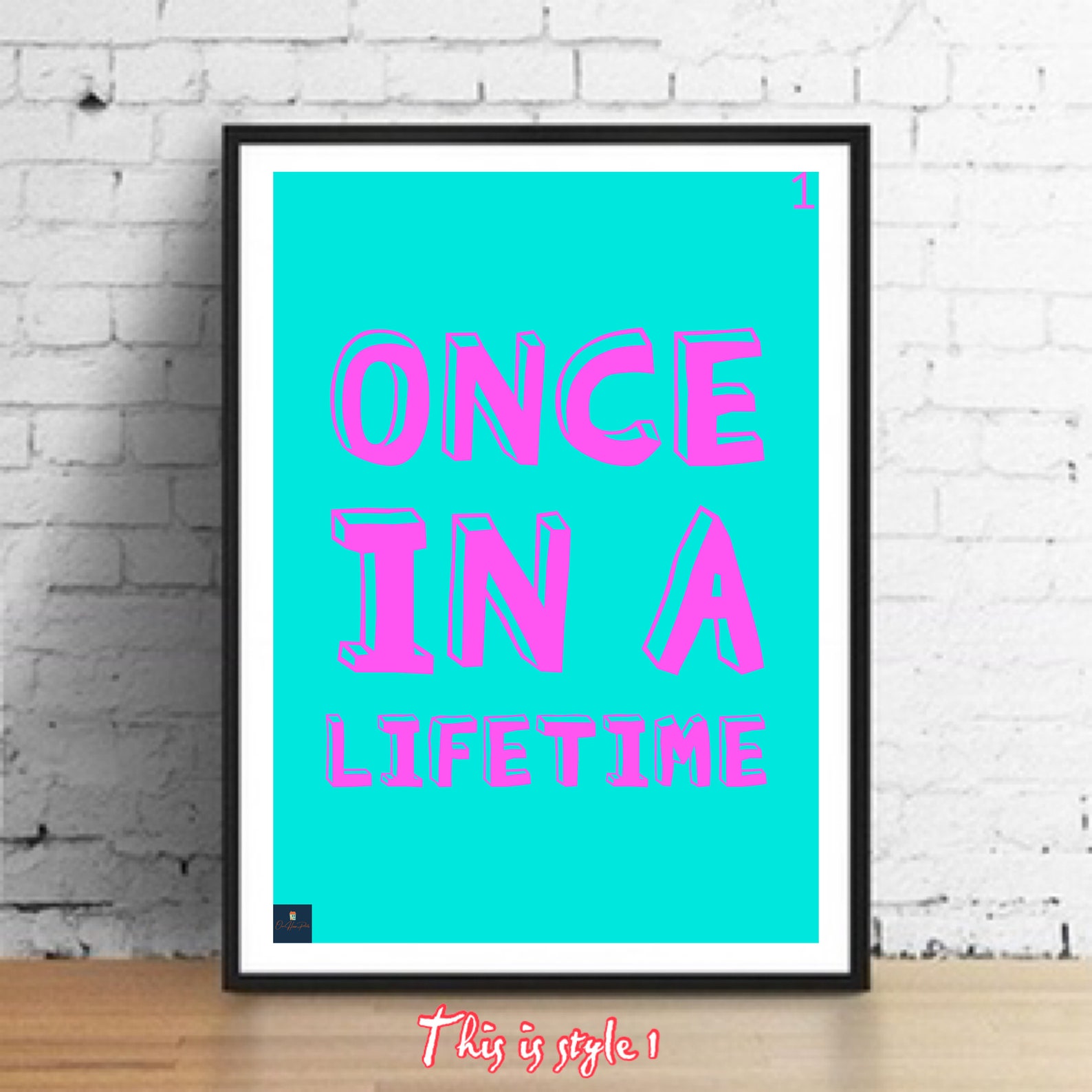 Once in A Lifetime Lyrics Print Talking Heads Inspired Music Etsy UK