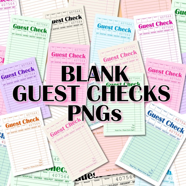Blank Check Template - Etsy