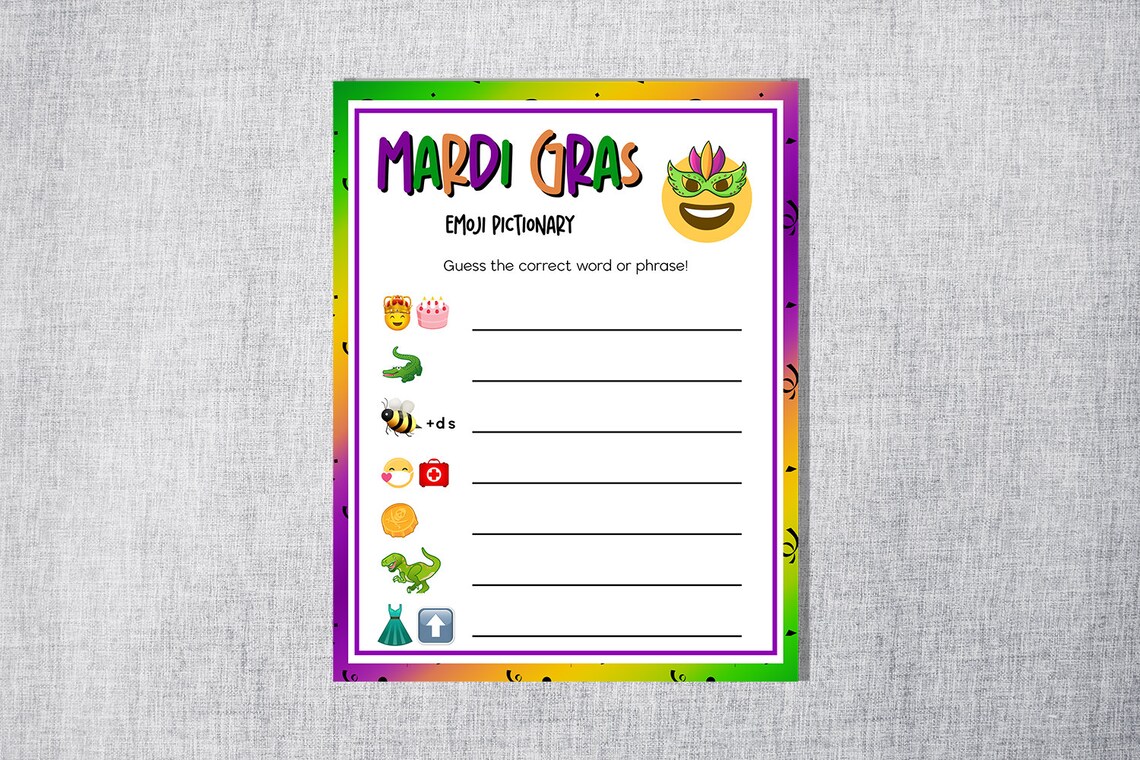 10 minute mardi gras timer