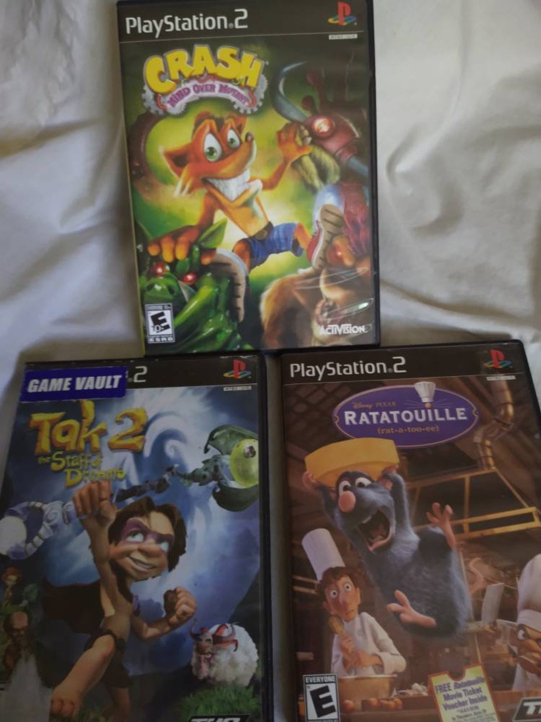 bundle 6 Playstation 2 PS2 games Spanish