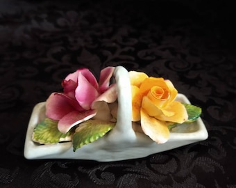 Thorley Bone China Rose Figurine- Made in England