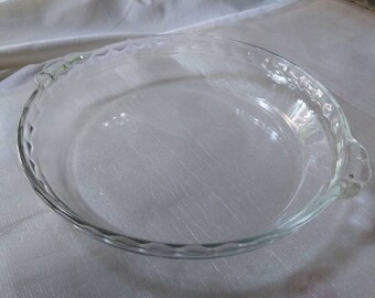 clear pie dish