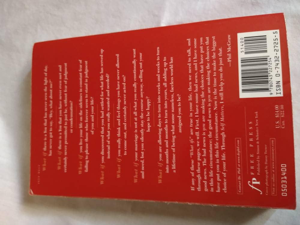 Self Matters by Phillip C Mcgraw Phd