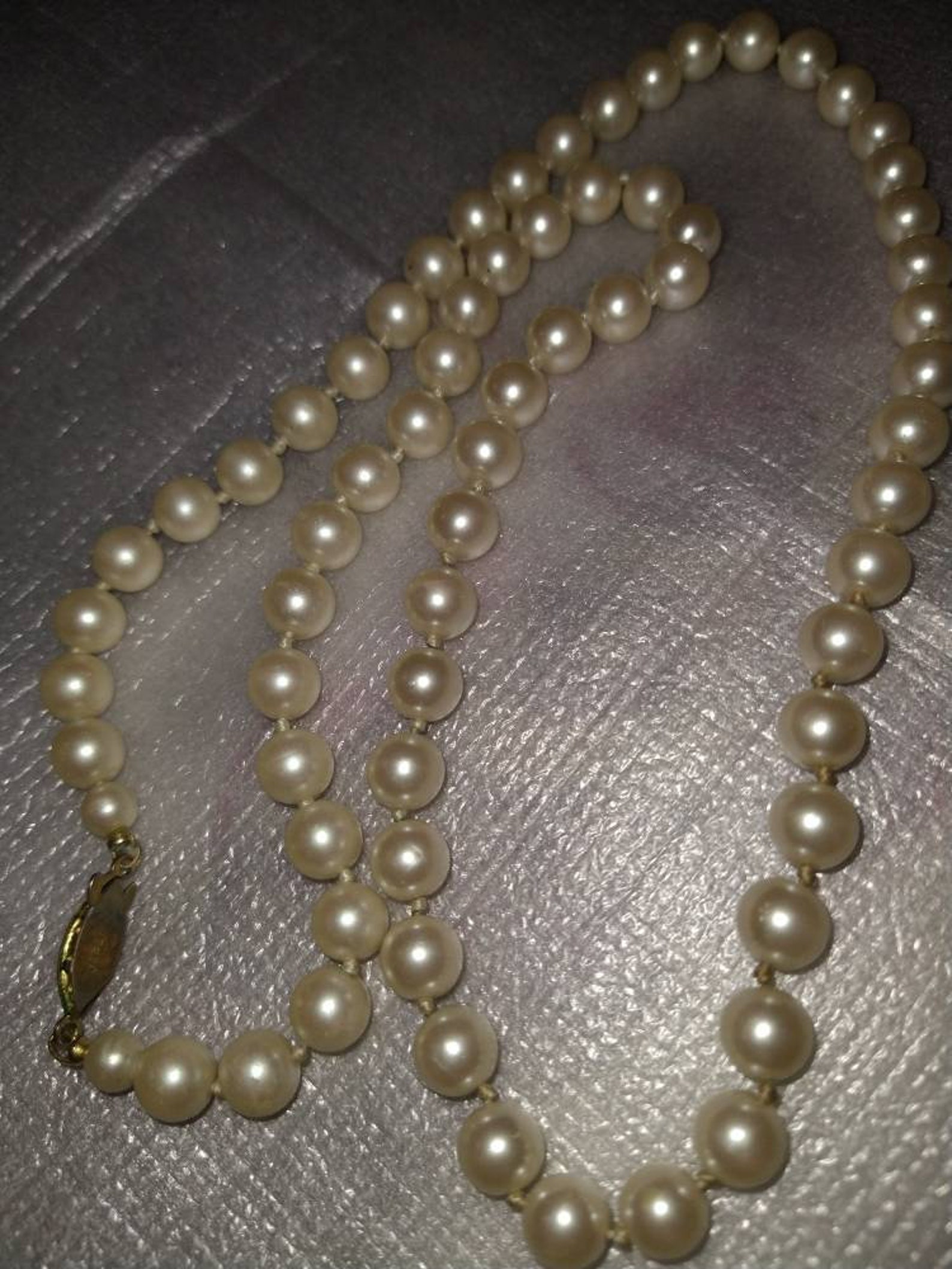 Vintage 24 'Pearl' Necklace Japan | Etsy