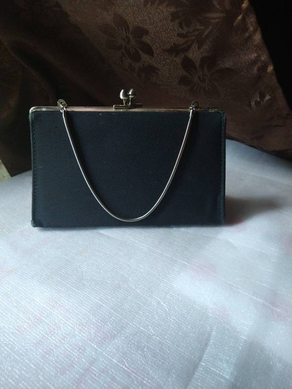 Vintage Formal Black Clutch/Handbag