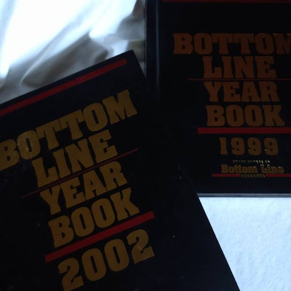 Bottom Line Yearbook Etsy