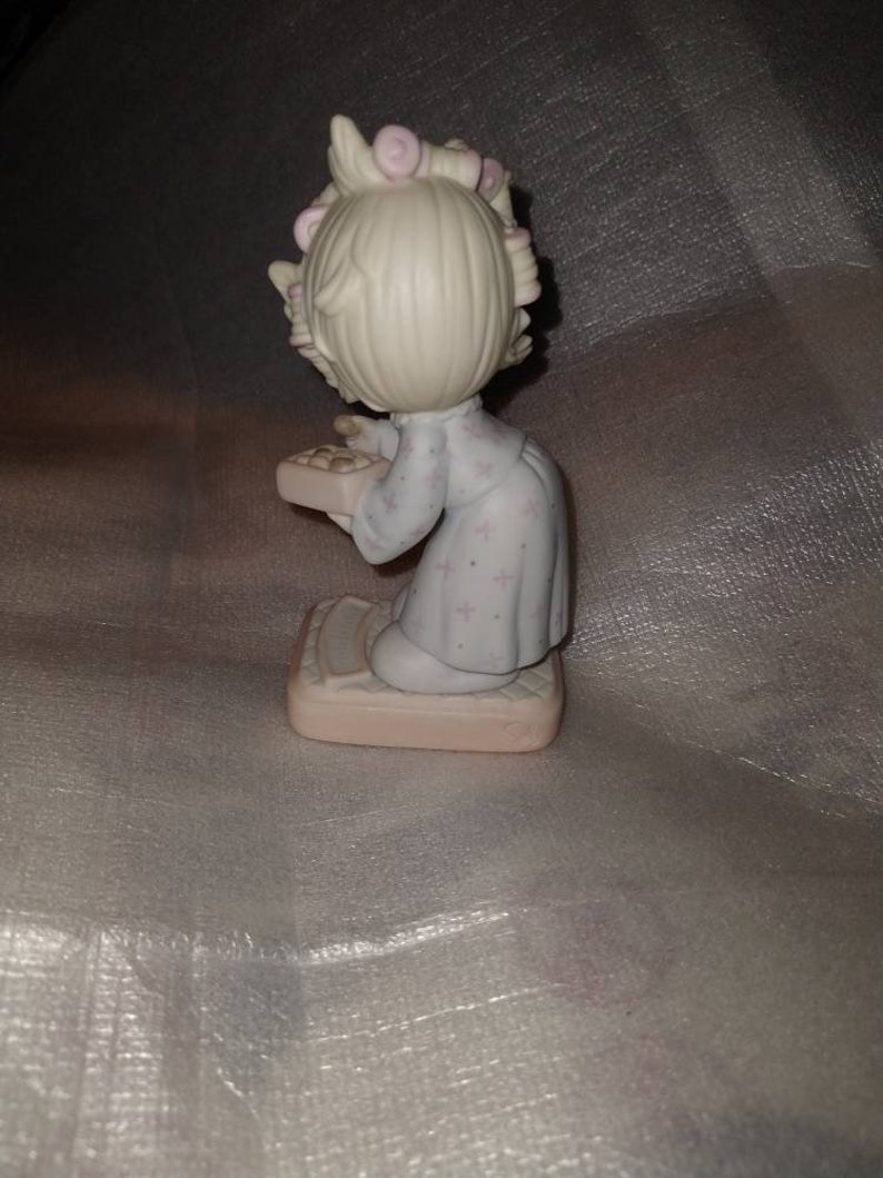 1986 Samuel Butcher The Spirit Is Willing But The Flesh Is Weak Enesco Figurine
