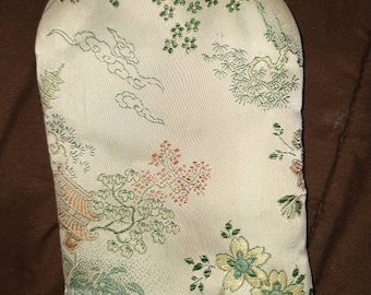 Vintage Silky Embroidered Eyeglass Case