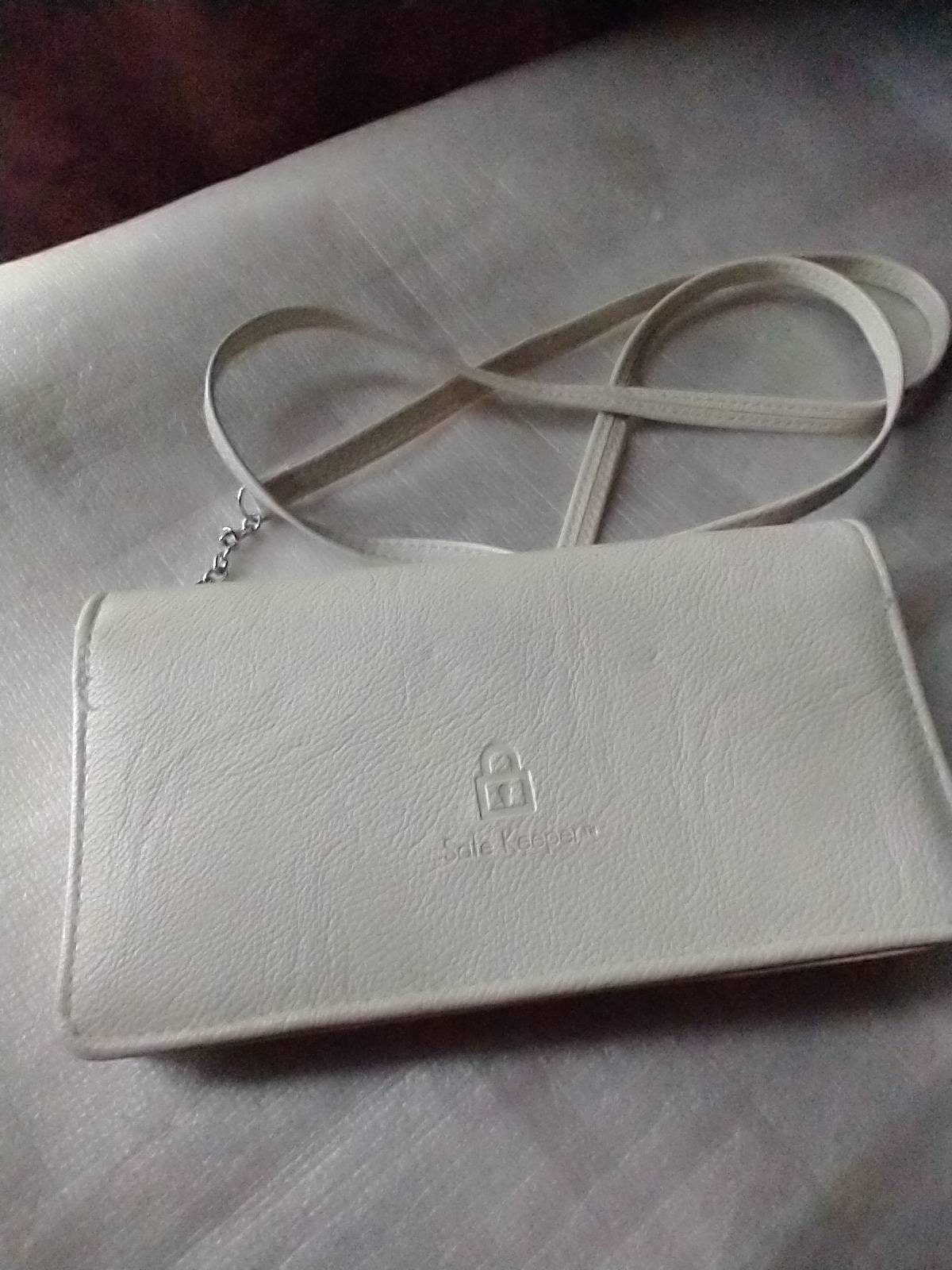 Cream Safe Keeper Cross Body Clutch Etsy